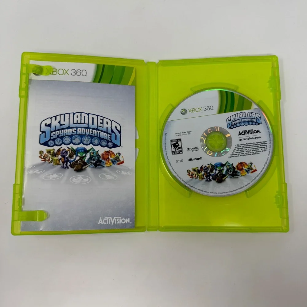 Skylanders Spyros Adventure Xbox 360 CIB Manual Not For Resale 2011 Activision